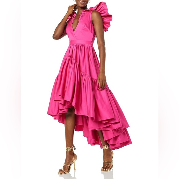 NWT,Making The Cut “,X Heidi Klum, FANTASTIC STATEMENT PIECE, Pink Dress, Size M - Picture 1 of 12